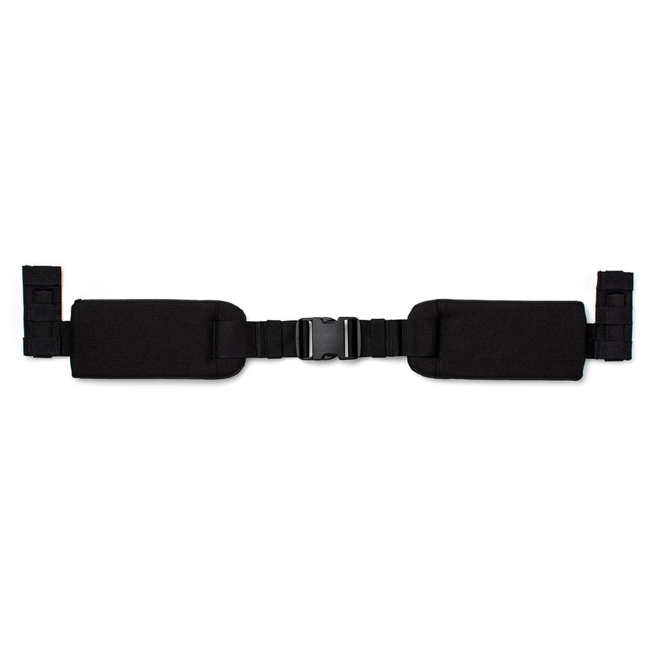 GORUCK black padded hip belt with secure buckle, rucking gear accessory on white background