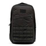 The GORUCK GR2 black tactical backpack incorporates a design influenced by Special Forces medical packs, boasting multiple compartments and a distinctive horizontal strap on the front. It is also backed by the Scars Lifetime Guarantee, ensuring exceptional durability.