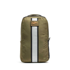 GORUCK Basic Rucker backpack in ranger green with reflective stripe, front view