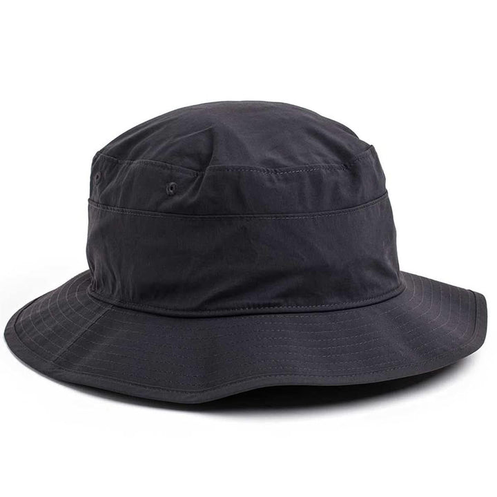 Black unbranded GORUCK Boonie Hat with wide brim, rugged outdoor rucking gear