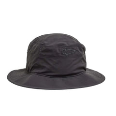 GORUCK charcoal boonie hat with stitched arrowhead logo, durable outdoor rucking gear