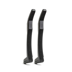GORUCK ruck chest plates 9.25LB pair, black curved weights on white background