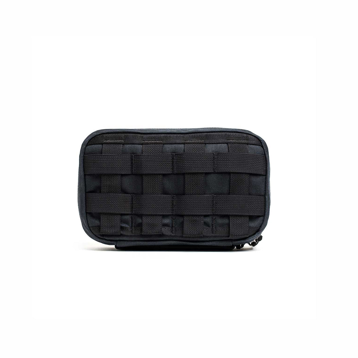 GORUCK black waxed canvas pouch with MOLLE webbing, tactical rucking gear accessory