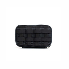 GORUCK black waxed canvas pouch with MOLLE webbing, tactical rucking gear accessory