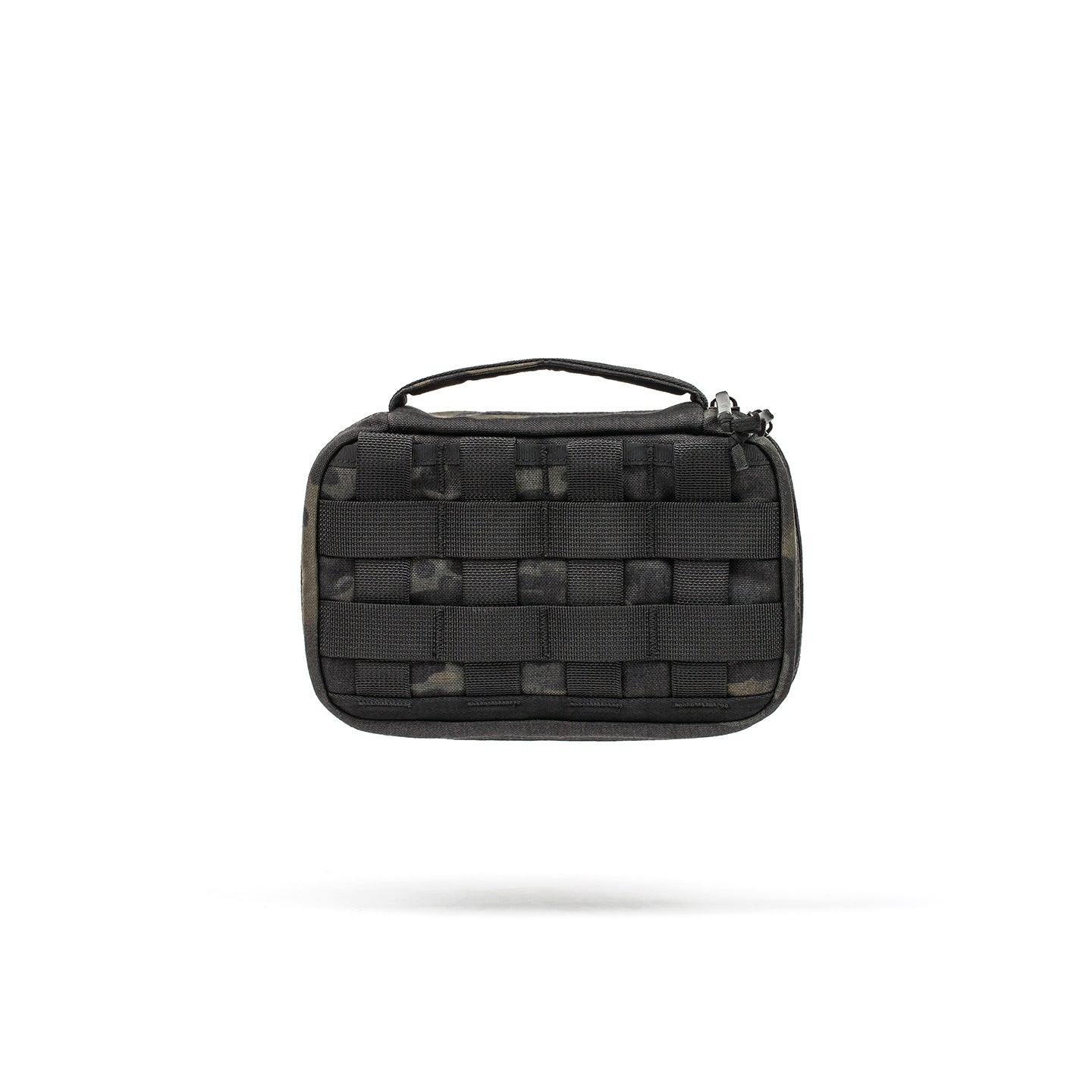 GORUCK GR1 Field Pocket Black Multicam tactical pouch with MOLLE webbing and top handle