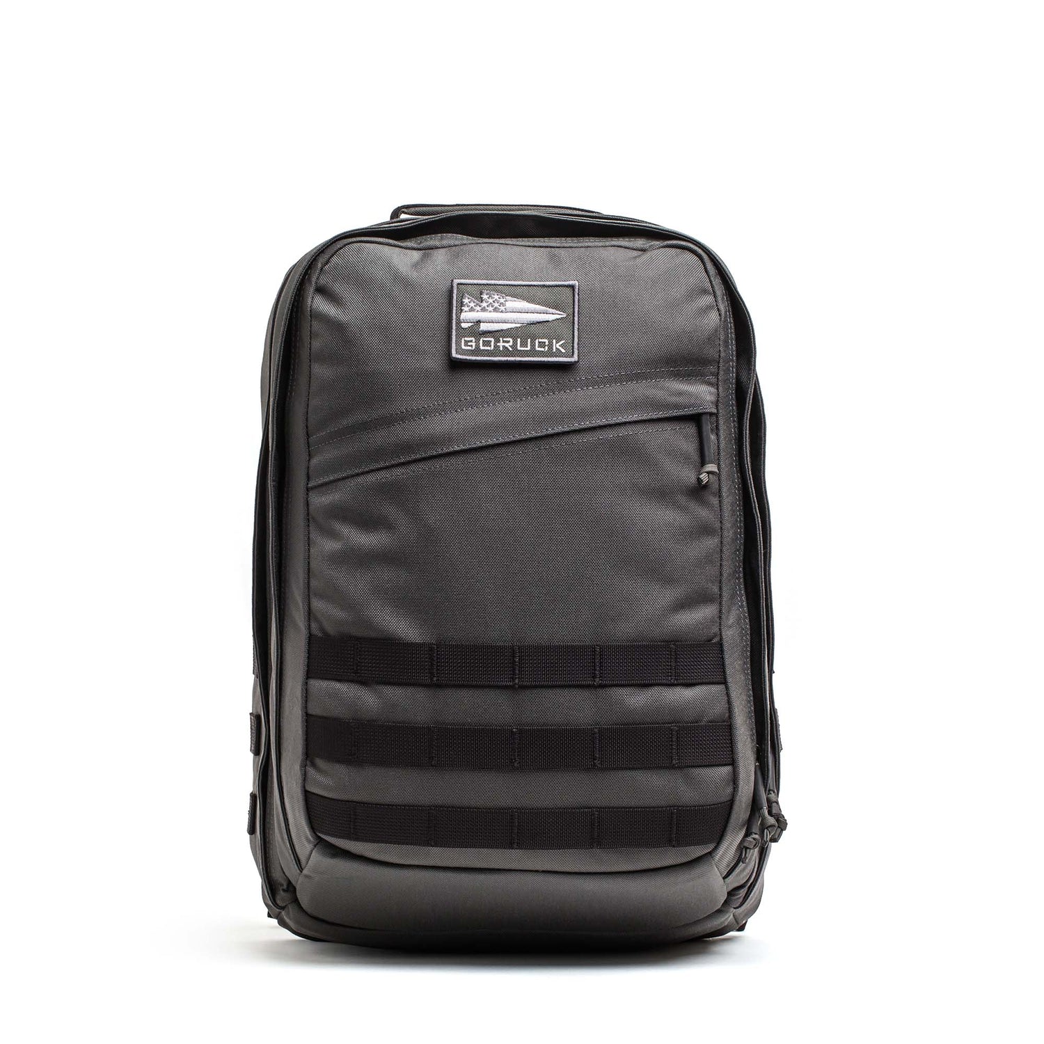 GORUCK GR2 26L rucksack in armor grey with black MOLLE, durable tactical backpack