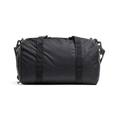GORUCK black gym bag with shoulder strap, durable XPAC material, rugged rucking gear