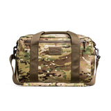 GORUCK 32L XPAC Multicam kit bag with rugged camo design and sturdy straps, front view