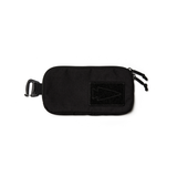 GORUCK black lead sternum strap pouch with arrowhead patch and zipper closure