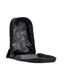GORUCK Packable Bullet 15L black rucksack fully opened, lightweight and durable design