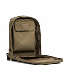 GORUCK Ranger Green rucksack backpack with open front, tough rucking gear