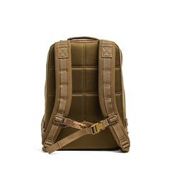 GORUCK 15L Rucker 4.0 coyote brown backpack, padded straps, rugged outdoor gear
