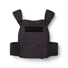 GORUCK black rucking weight vest for training, durable fitness gear on white background
