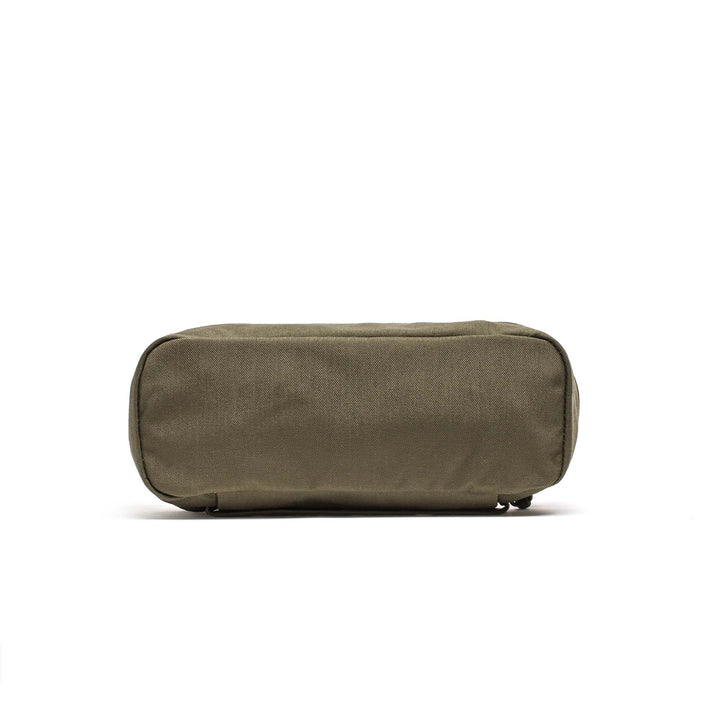 The GORUCK Shadow Pockets is an olive green rectangular fabric bag shown from the bottom on a white background, perfect for rucksack organization or use as a Cordura gear organizer.