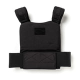 A black vest with straps.